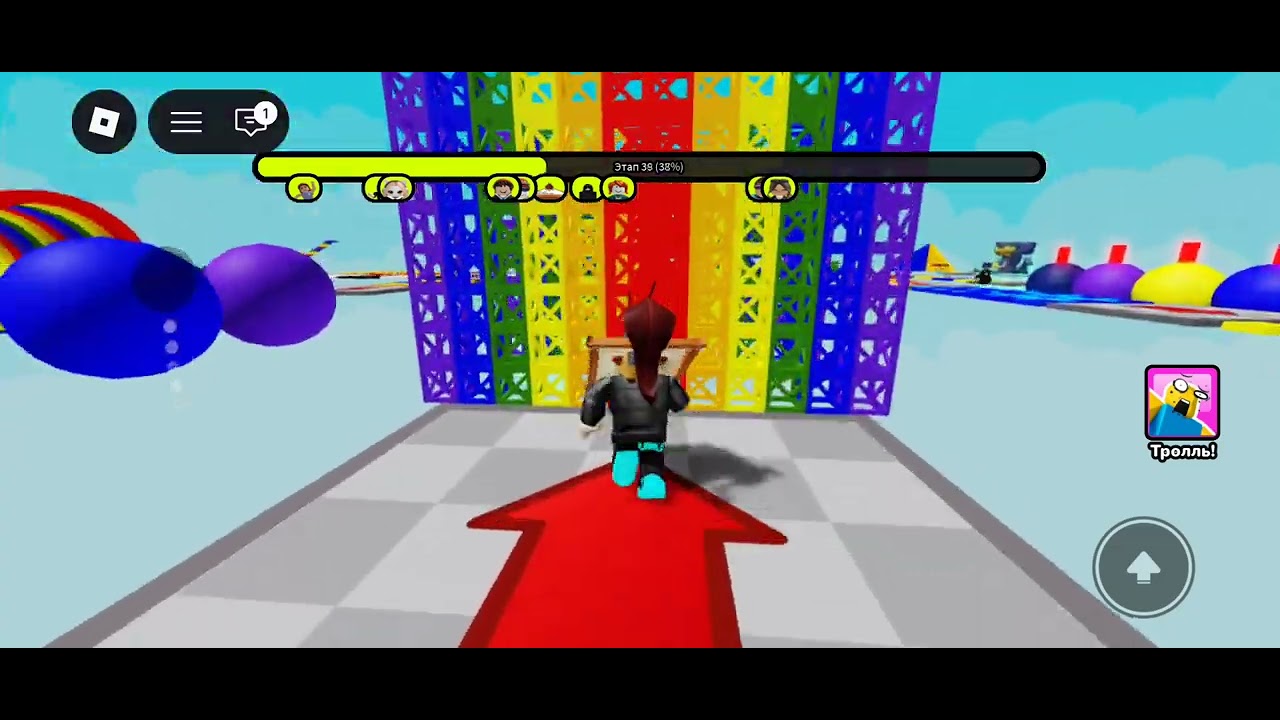 Роблокс паркур