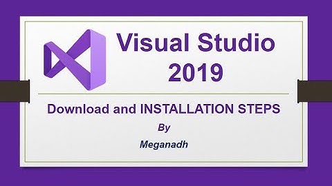 Visual Studio 2019 Installation