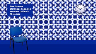 Star Shape repeated seamless pattern | Photoshop Design tutorial | TutsHindi screenshot 5