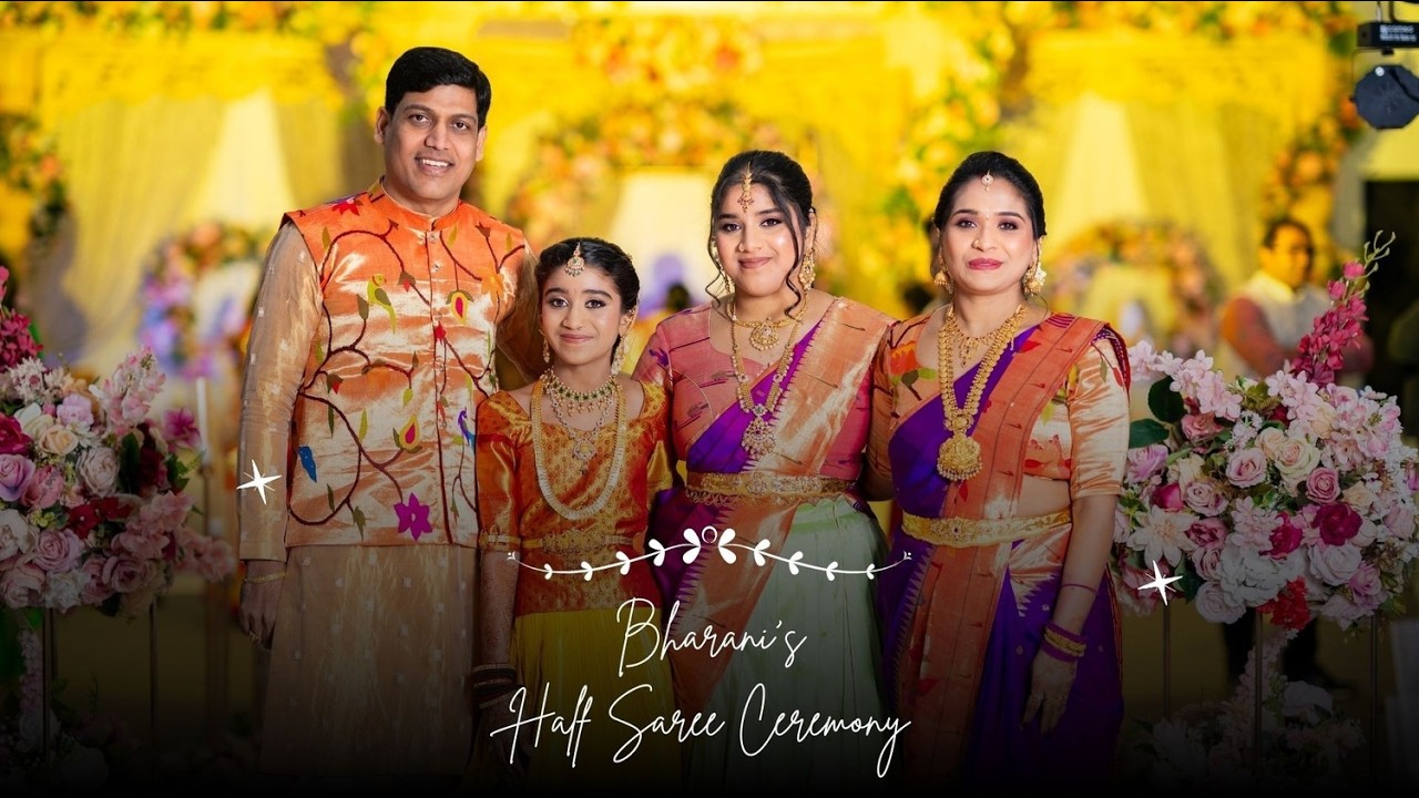 Bharani’s HalfSaree Ceremony | A Royal Celebration | 4K | UK | Moments By MeanWhile Photography