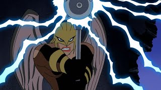 Hawkgirl (Justice Lord) (DCAU) Powers and Fight Scenes - Justice League