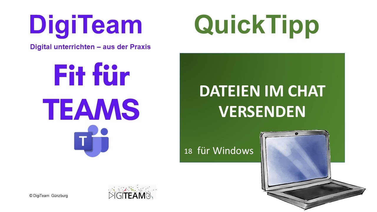 18 Microsoft Teams - Dateien im Chat versenden (Windows 18 Microsoft Teams - Dateien im Chat versenden (Windows