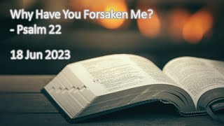 HTC 18 June 2023 English Worship Service “Why Have You Forsaken Me?&quot;
