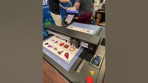 Vulcan FC500VC CCD Camera Digital DTF Cardboard Sticker Flatbed Cutting Plotter #flatbedcutter