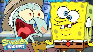 Squidward's Road Rage  | "Yellow Pavement" Full Scene | SpongeBob