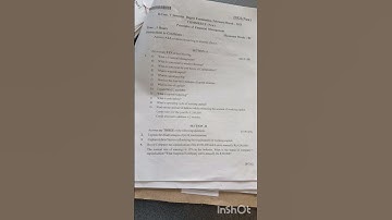 Bcom 5sem 2023. Financial management. Akkamahadevi university #exam #bcom