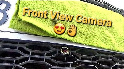 Front View Camera Install / Dacia Logan