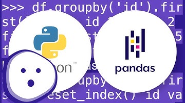 Pandas dataframe get first row of each group