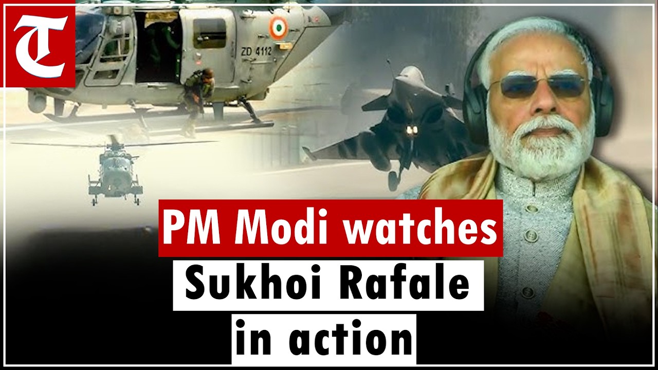 PM Modi Witnesses IAF Spectacular Air Show at Dibrugarh ELF | Sukhoi Su-30MKI vs Rafale Showdown