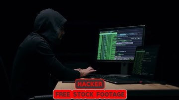 HACKER HACKING COMPUTER | FREE STOCK FOOTAGE | COPYRIGHT FREE VIDEOS | NO COPYRIGHT | ROYALTY | HD