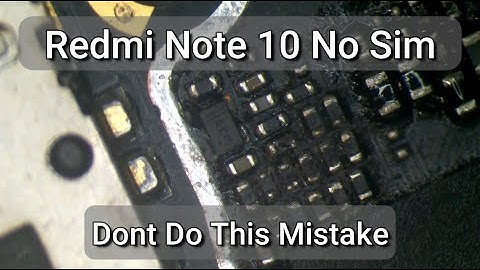 Redmi Note 10 No Sim | CPU रिबॉलिंग करने के बाद यह गलती ना करें #mobilerepair