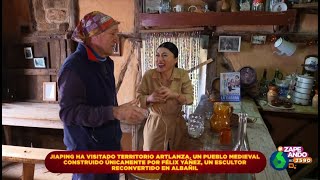 Jiaping visita Artlanza, un poblado construido por un solo hombre: 