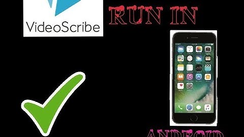 Video scribe problem solved || Run in android