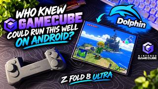 I CAN'T BELIEVE THIS PHONE RUNS GAMECUBE LIKE THIS ... 🤯 / Z Fold 8 Ultra Dolphin Emulator Setup!!