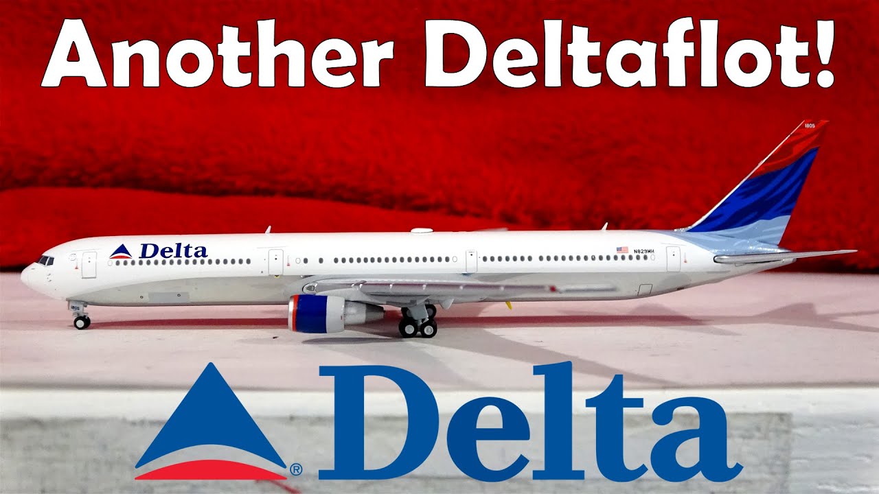 Gemini Jets Delta Boeing 767-400 Deltaflot Unboxing! - YouTube