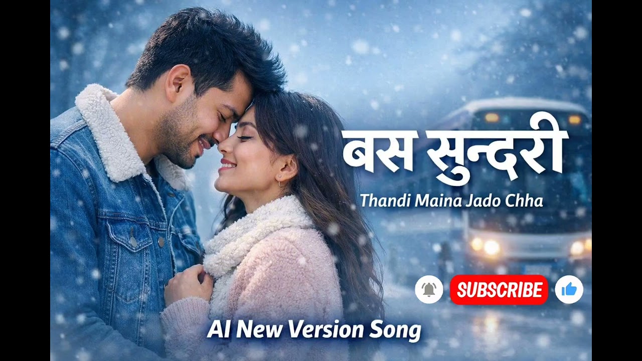 बस सुन्दरी ❄️ | Thandi Maina Jado Chha – AI New Version Song 