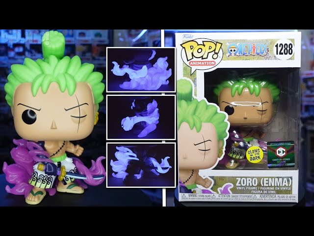 Funko Pop OnePiece : Glows ZORO (Enma) #1288 Vinyl Chalice Exclusive Mint