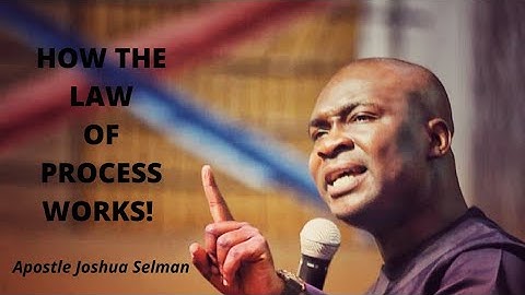 THE DIFFERENCE BETWEEN DELAY AND PROCESS|| Apostle Joshua Selman