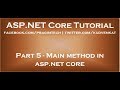 Main method in asp net core