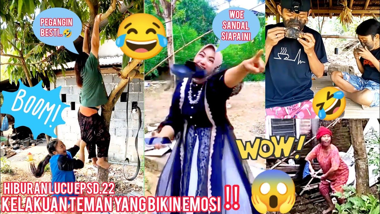 hiburan vidio lucu EPSD.22🔴usil dan kocak seorang teman bikin emosi😂