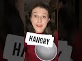 Что означает hAngry? Не hungry, а hAngry? Разговорный английский #shorts