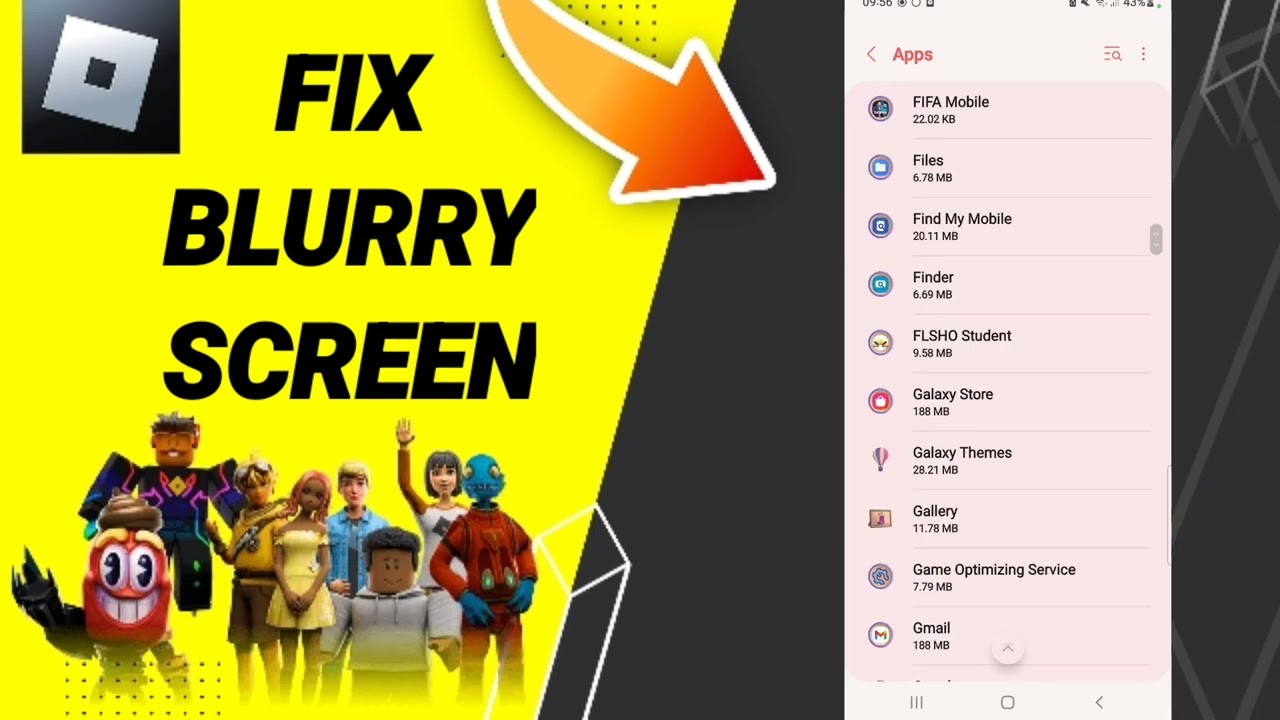 Help my Roblox home screen is all f a sudden blurry now?????? : r
