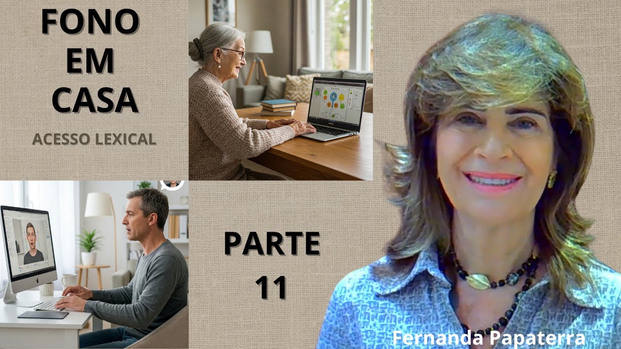 Fono em Casa: Treino de Linguagem para Afasia (Parte 11) | Acesso lexical | Fernanda Papaterra