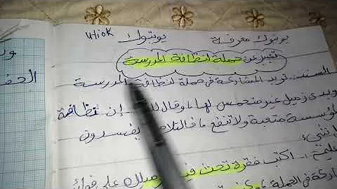 تعبير عن حملة لنظافة المدرسة 