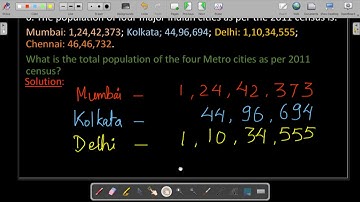 SAS CLASS 5 MATHEMATICS- CHAPTER 3 OPERATION ON LARGE NUMBERS