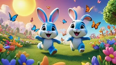 Five Little Bunnies Jumping on the Ground | Counting and Movement Song Kids | Hop, , and Sing Along