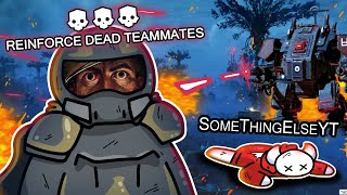 I MADE NEW PLAYERS HELLDIVE INTO MALEVELON CREEK - Helldivers 2