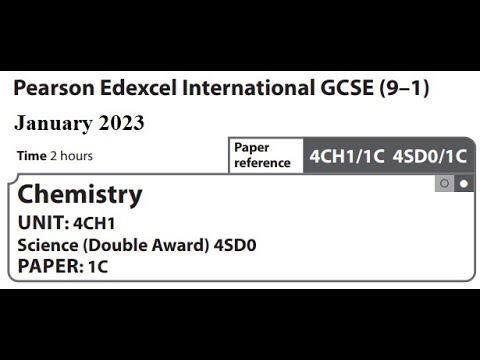 1-States of Matter 1c - Edexcel Igcse 9-1 Chemistry Ms, PDF, Chemistry