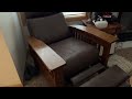 BarcaLounger Mission 7 3323 Craftsman All Leather Push Back Manual Recliner Chair Review