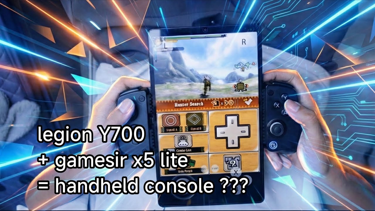 máy chơi game đa năng - Legion y700 + gamesir x5 lite