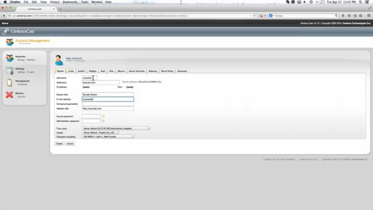 Centova Cast v3.1.0 - Reseller Getting Started - ComCities.com - Reseller Hosting