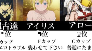【炎炎の消防隊】みんな大きくて素晴らしい。可愛い巨乳ランキング！