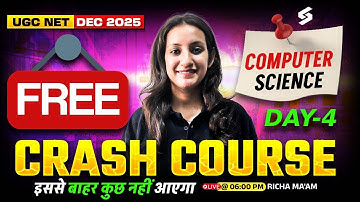 UGC NET Computer Science Crash Course #4 | Regular Languages Quick Revision PYQ UGC NET By Richa Mam