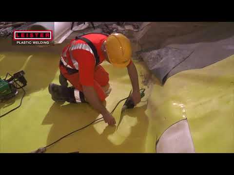 Welding Geomembrane with