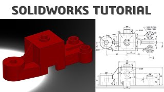 Solidworks Tutorial #38 | 3D Model Basic Beginers | cadcam tutorial