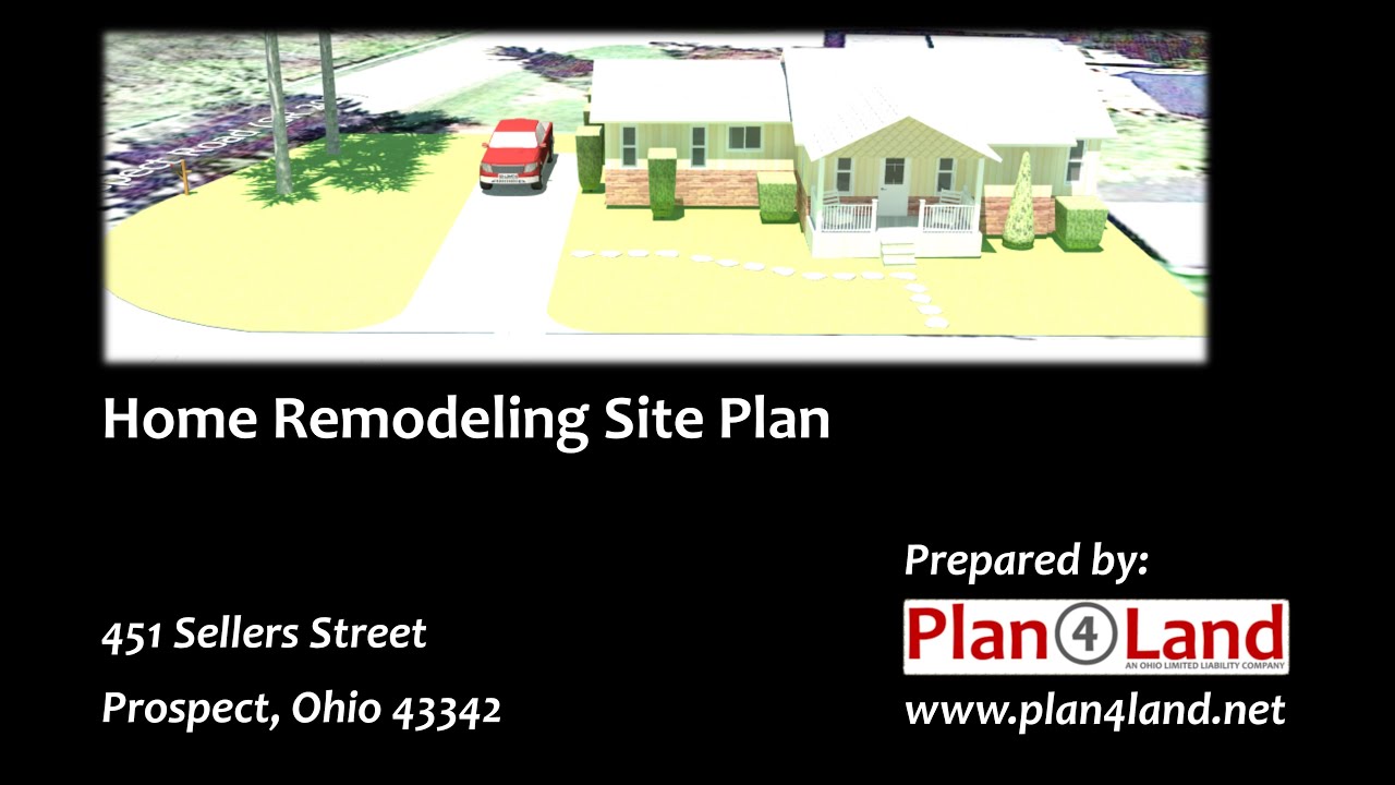 Home Remodel Site Plan - 451 Sellers Street aicp 14