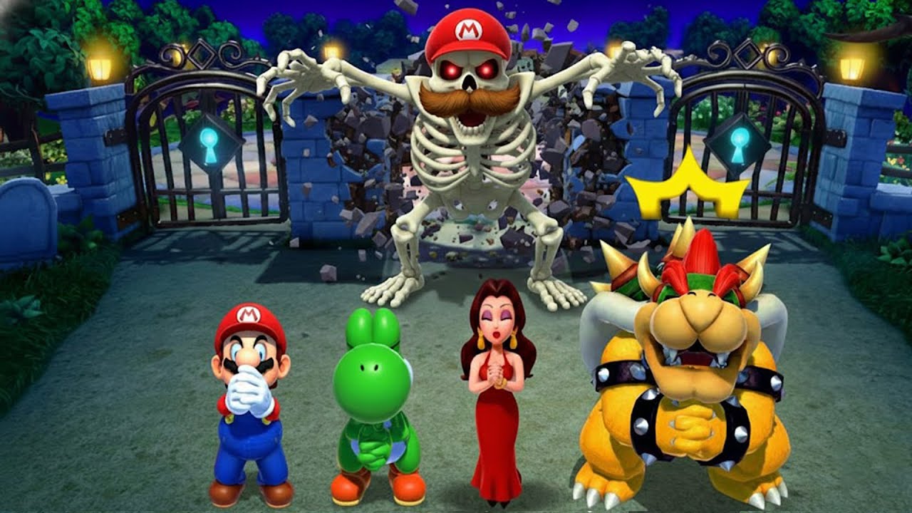 Super Mario Party Jamboree Minigames - Mario VS Yoshi VS Pauline VS Bowser (Master Difficulty)