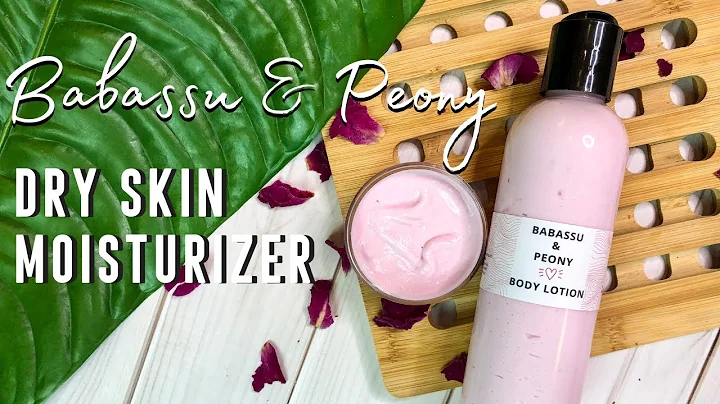 HOW TO Make HOMEMADE BODY LOTION for DULL DRY SKIN...