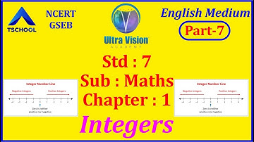 Std 7 | Eng Med | Maths | Ch-1 | Integers | Part-7 | NCERT | @ultravisionacademy944
