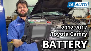 How to Replace Battery 2012-2017 Toyota Camry