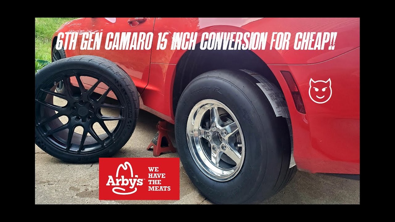 CHEAP 15 inch Conversion for 6th gen Camaro SS - YouTube