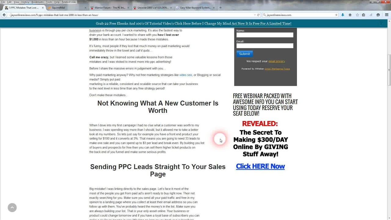 5 Awful Pay Per Click Advertising Mistakes That Cost Me Thousands In Under An Hour