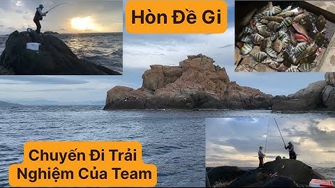 Câu Cá Biển Tự Nhiên, Câu Ghềnh. Chuyến Trải Nghiệm Hòn Đề Gi. Câu Cá Trang, Thia Tím, Cá cót.