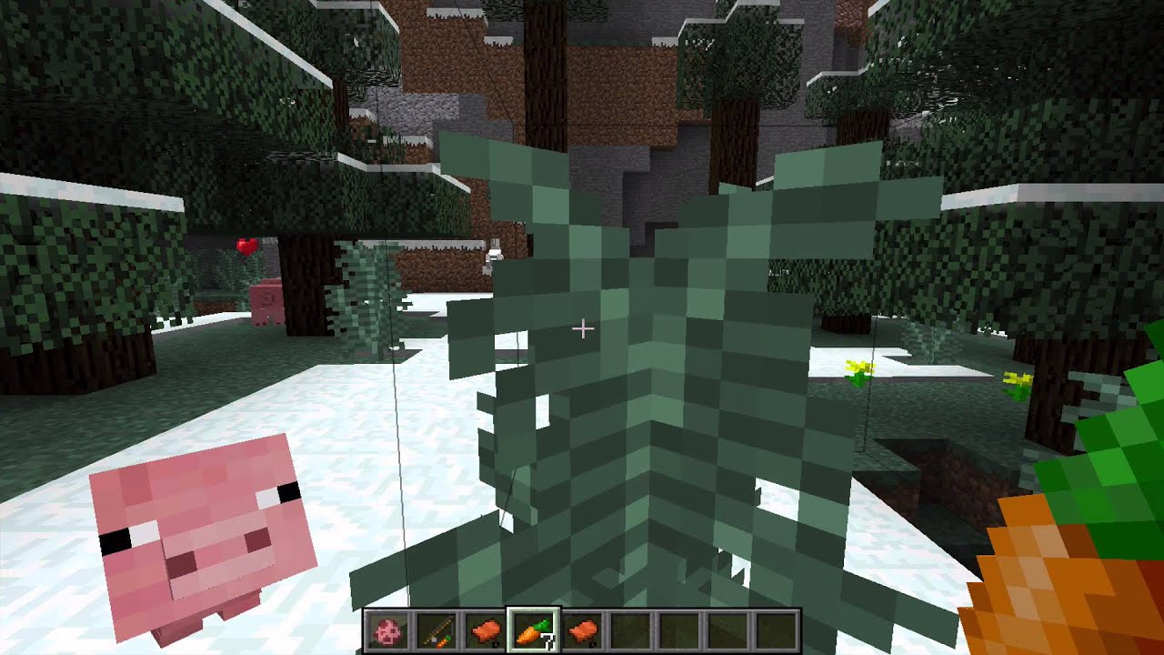 How to tame a pig in Minecraft - YouTube