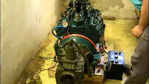 Ford Flathead first start after rebuilding