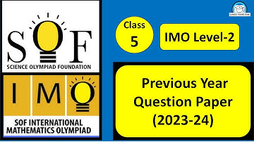 IMO Level-2 Class-5th Previous Year Question Paper (2023-24)